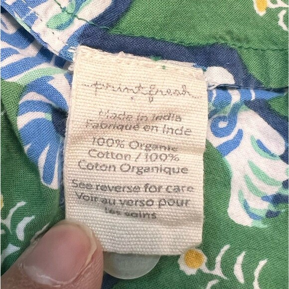 Printfresh Anthropologie Print Fresh Women Pajama Set Sz XL Jade Tiger Queen - Picture 10 of 16